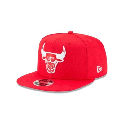 Red Chicago Bulls Hat - New Era NBA High Crown 9FIFTY Snapback Caps USA4391872